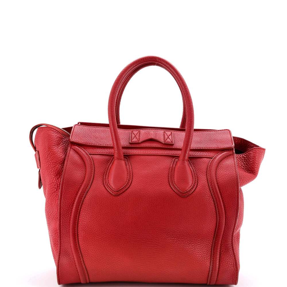 Celine Luggage Bag Grainy Leather Mini #233130C10B - Picture 3 of 7